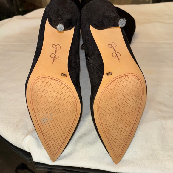 Jessica Simpson Black Suede Over-the-Knee Boots - Picture 5 of 6